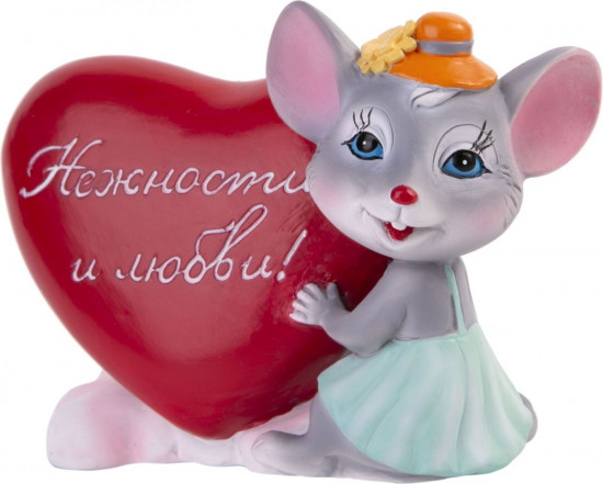 Фигурка новогодняя «Мышь-Любовь»