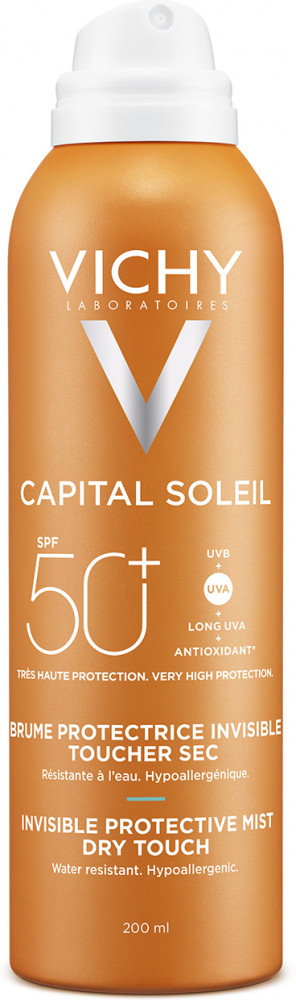 Capital Soleil увлажняющий спрей-вуаль SPF 50 | Ideal Soleil | Vichy