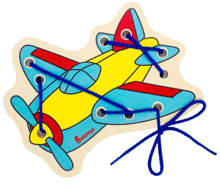 Шнуровка «Самолетик» | Alatoys