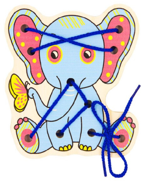 Шнуровка «Слоненок» | Alatoys