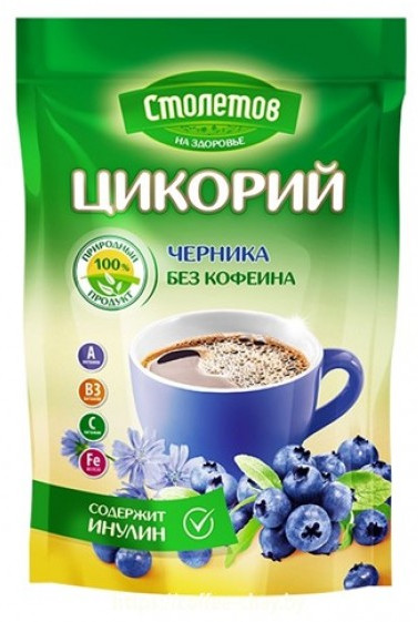 Цикорий растворимый со вкусом черники | Столетов