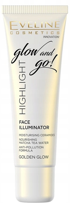 Хайлайтер для лица, оттенок Golden Glow | Glow and Go | Eveline Cosmetics