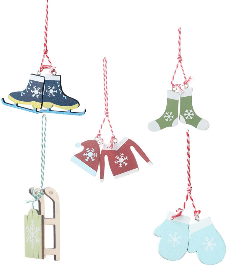 Набор подвесок на ёлку | Hengpai