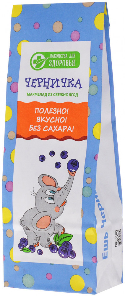 Мармелад детский со вкусом черники | Лакомства для здоровья