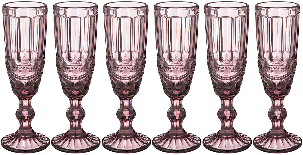 Набор бокалов для шампанского «Серпентина» | Muza Color | Lefard