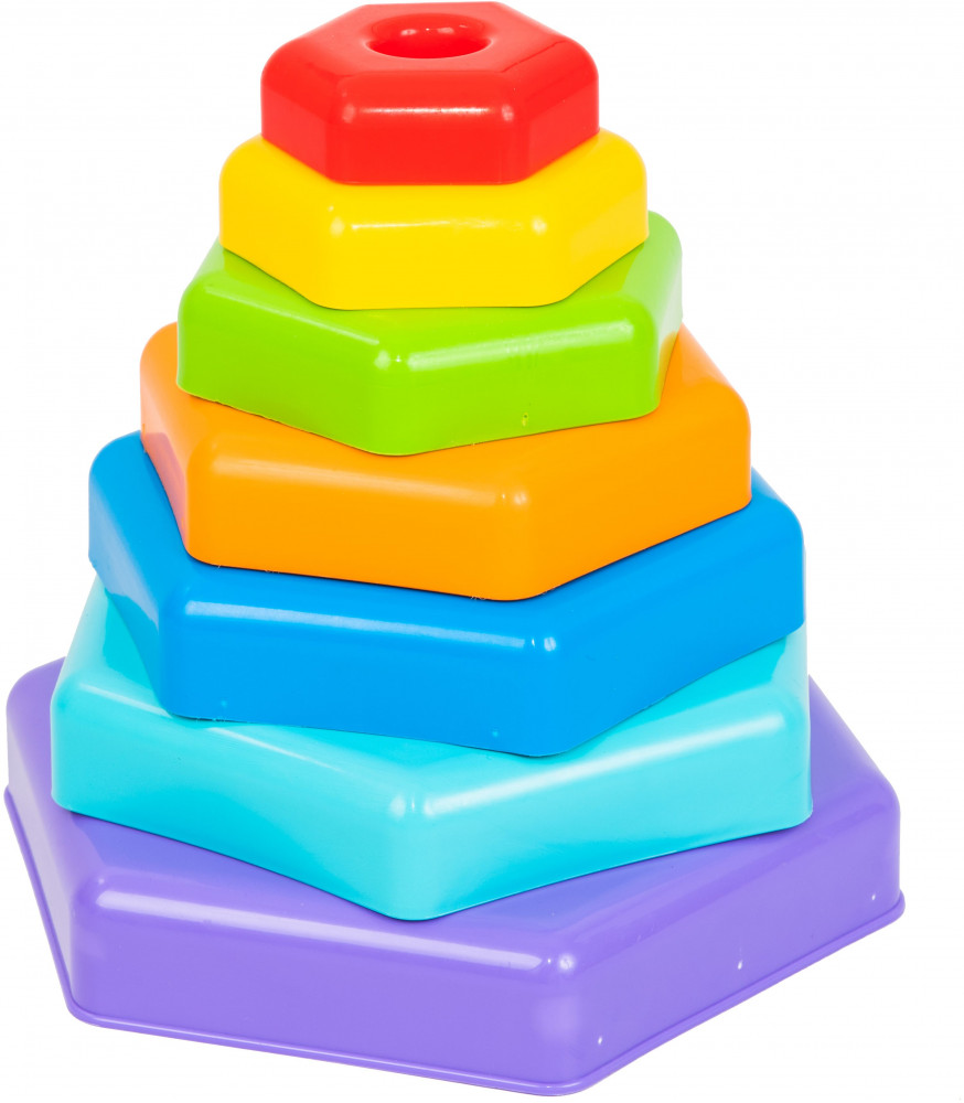 Пирамидка развивающая «Радуга» | Tigres