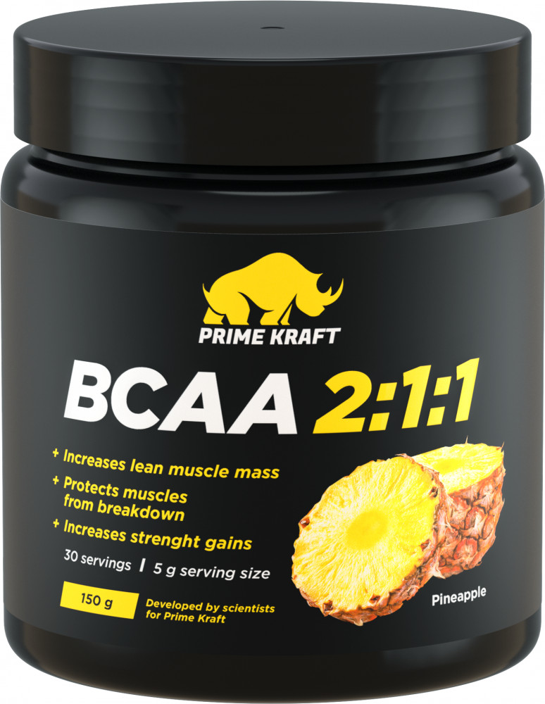 Комплекс аминокислот BCAA 2:1:1 со вкусом ананаса | PRIMEKRAFT