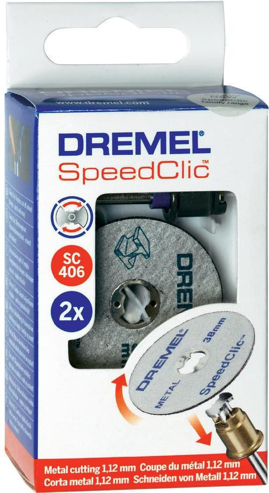 Набор насадок для резки по металлу | SpeedClic | Dremel