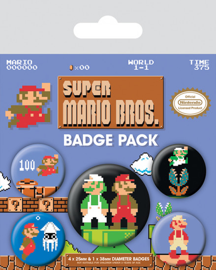 Набор значков «Super Mario Bros»