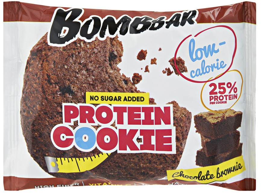 Печенье протеиновое «Шоколадное брауни» | Bombbar