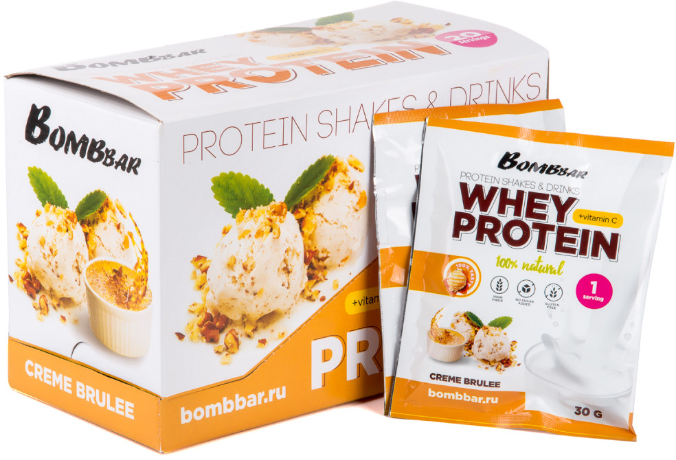 Коктейль протеиновый «Крем-брюле» | Bombbar