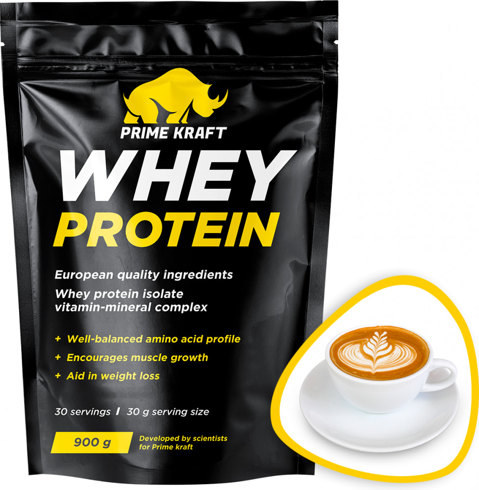 Протеин сывороточный со вкусом капучино | Whey | PRIMEKRAFT