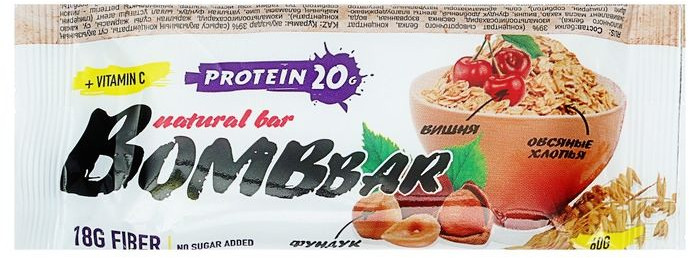 Батончик протеиновый со вкусом вишни | Bombbar