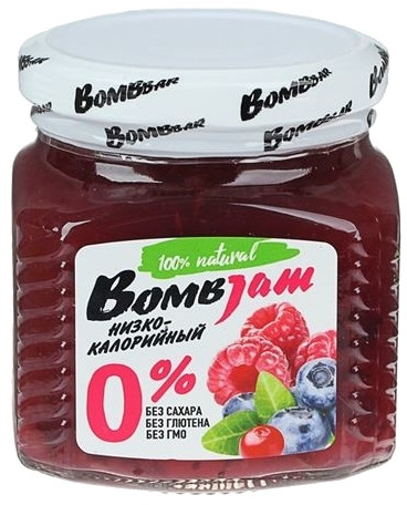 Джем низкокалорийный со вкусом лесных ягод | Bombbar