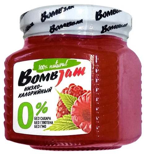 Джем низкокалорийный со вкусом малины | Bombbar