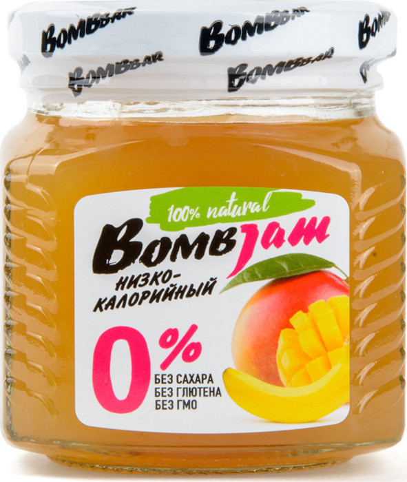 Джем низкокалорийный со вкусом манго и банана | Bombbar