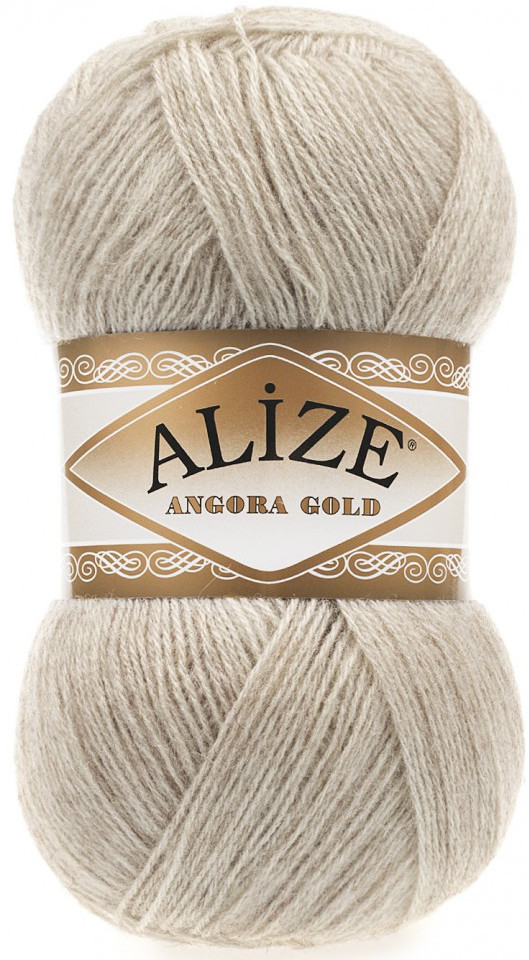 Пряжа для вязания «Angora Gold», 152 Бежевый меланж | Alize