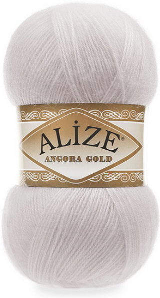 Пряжа для вязания «Angora Gold», 168 Белая зима | Alize