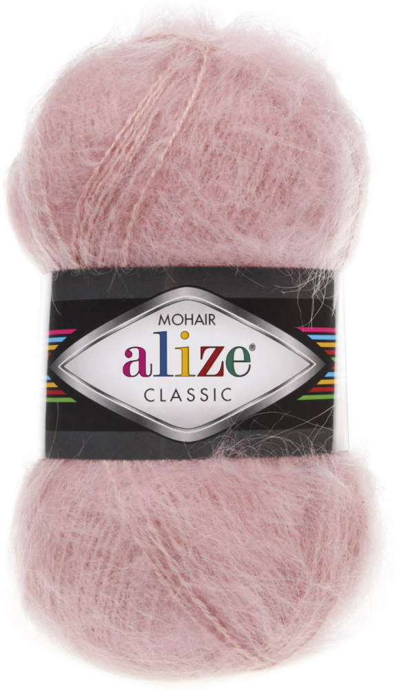 Пряжа для вязания «Mohair Classic», 161 Пудра | Alize