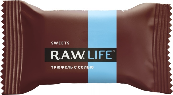 Конфета со вкусом трюфеля с солью | R.A.W. Life