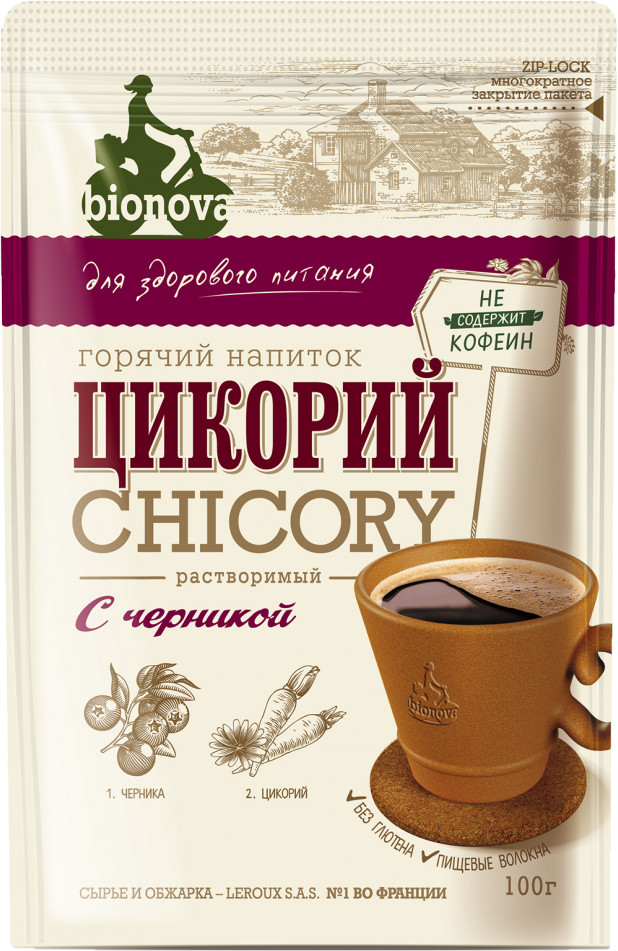 Цикорий растворимый c экстрактом ягод черники | Bionova