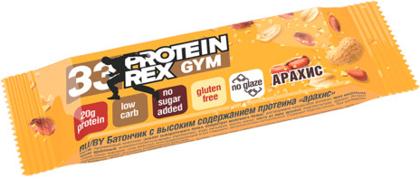 Батончик протеиновый «Арахис» | Gym | Protein Rex