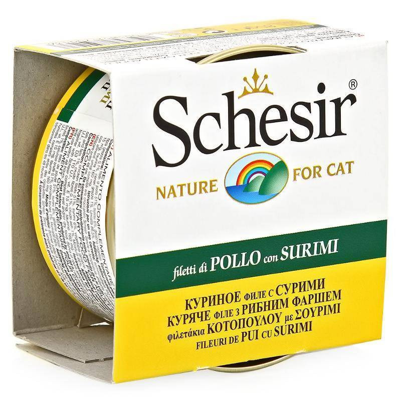 Корм для кошек с филе цыпленка и крабами | Schesir