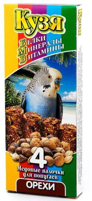 Палочки для попугаев «Орех» | Кузя
