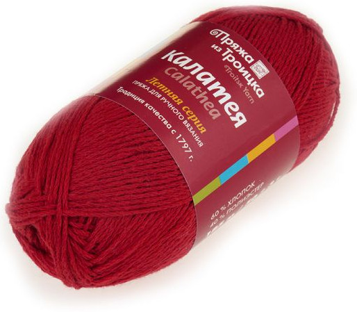 Пряжа для вязания «Калатея» | Летняя | Троицкая камвольная фабрика