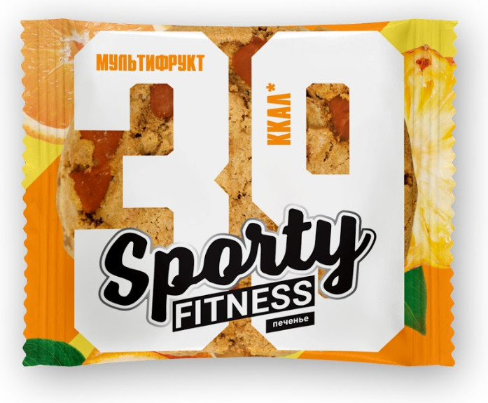 Печенье низкокалорийное «Мультифрукт» | Fitness | Sporty