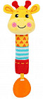 Пищалка с силиконовым прорезывателем «Жирафик»
