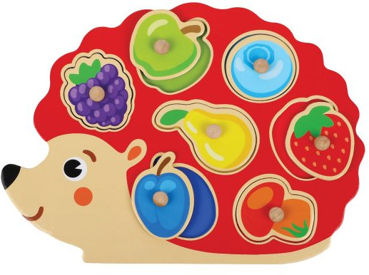 Игрушка-головоломка «Ежик. Изучаем цвета» | Вкладыши | Mapacha