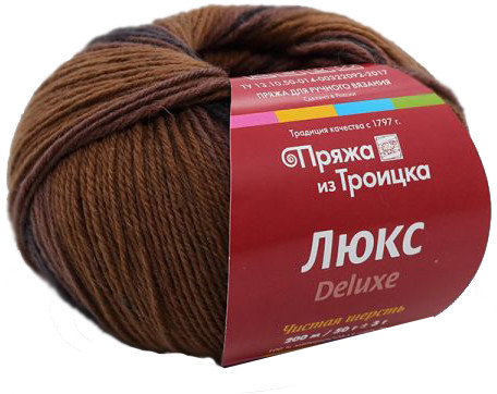 Пряжа для вязания «Люкс» | Чистая шерсть | Троицкая камвольная фабрика