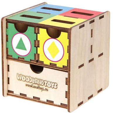Набор обучающий «Фигуры цвет» | WoodLandToys