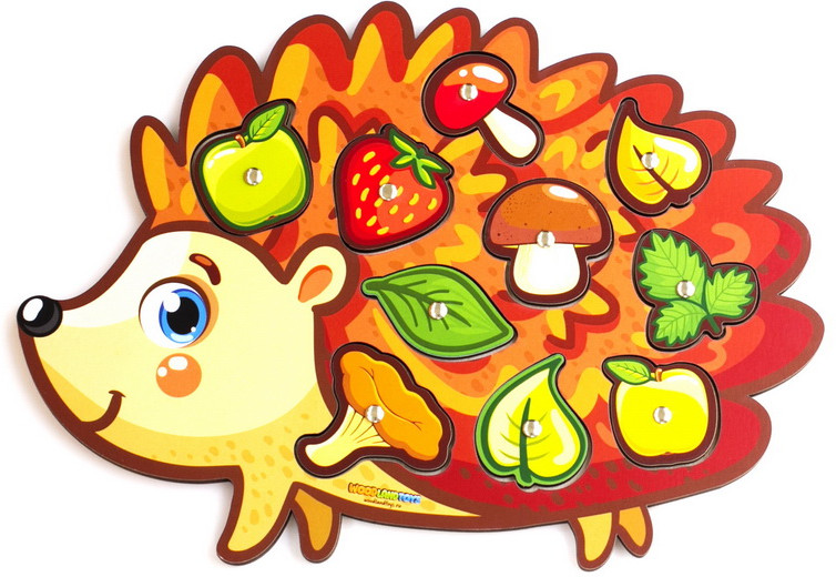 Набор игровой «Ежик» | Магнитная рыбалка | WoodLandToys