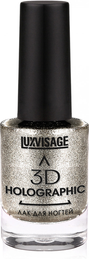 Лак для ногтей 3D Holographic, оттенок 707 Черный опал | LuxVisage