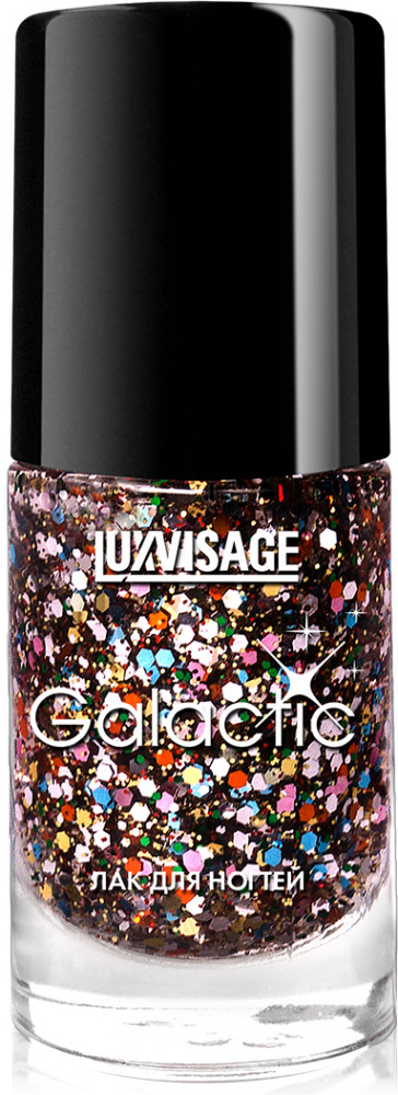 Лак для ногтей с глиттером «Galactic», оттенок 207 | LuxVisage