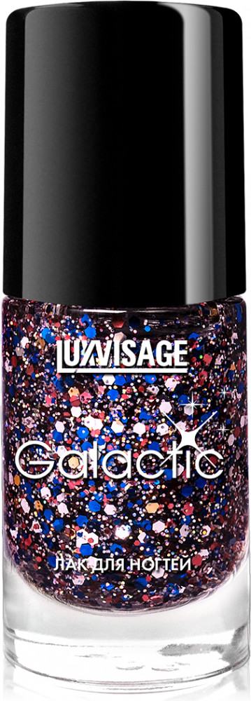 Лак для ногтей с глиттером «Galactic», оттенок 208 | LuxVisage