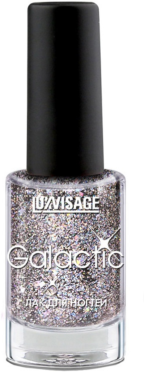 Лак для ногтей с глиттером «Galactic», оттенок 216 | LuxVisage