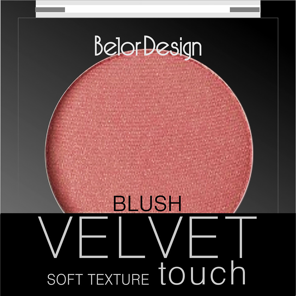Румяна для лица «Velvet Touch», оттенок 105 Бархатная роза | BelorDesign