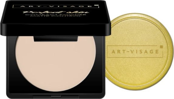 Пудра компактная для жирной и комбинированной кожи, оттенок 211 Тёплый бежевый | Perfect skin | Art-Visage