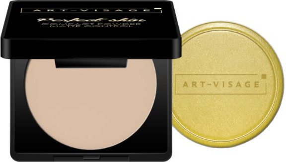 Пудра компактная для жирной и комбинированной кожи, оттенок 212 Фарфоровый | Perfect skin | Art-Visage