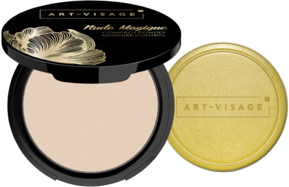 Пудра компактная для нормальной и сухой кожи, оттенок 111 Теплый бежевый | Nude Magique | Art-Visage