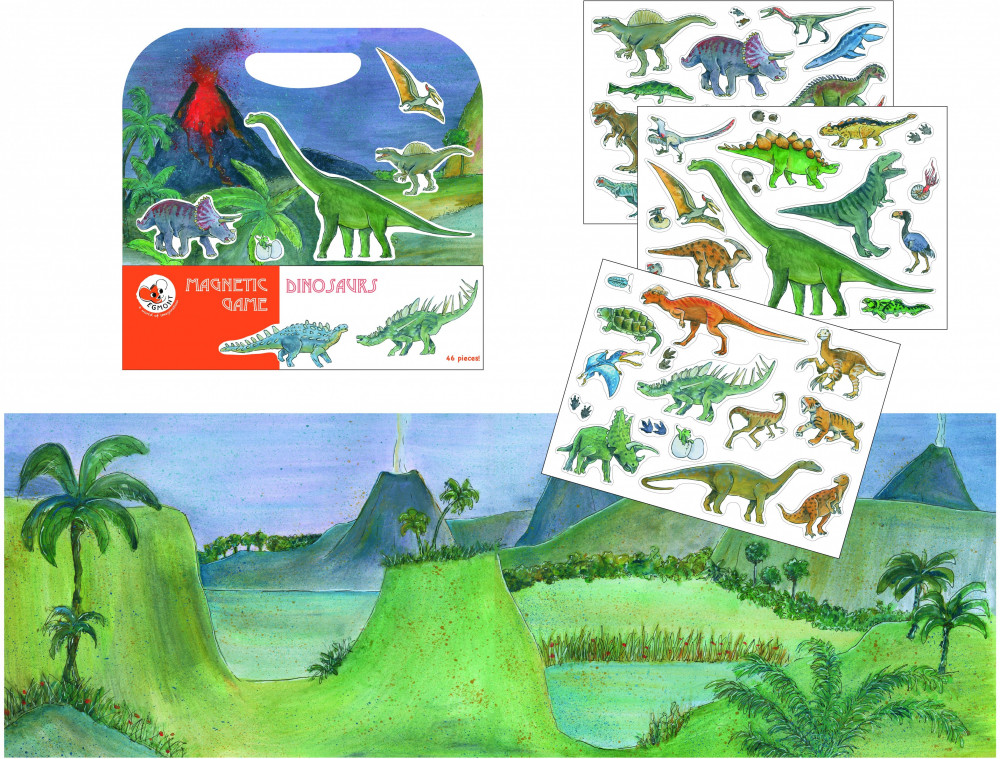 Игра магнитная «Динозавры» | Egmont Toys