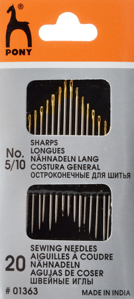 Иглы остроконечные №5/10 | Pony