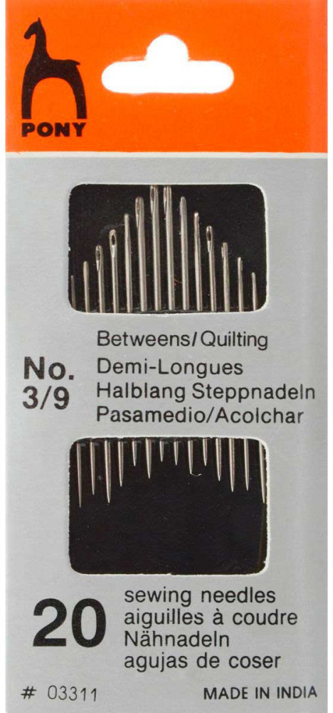 Иглы портновские №3/9 | Pony