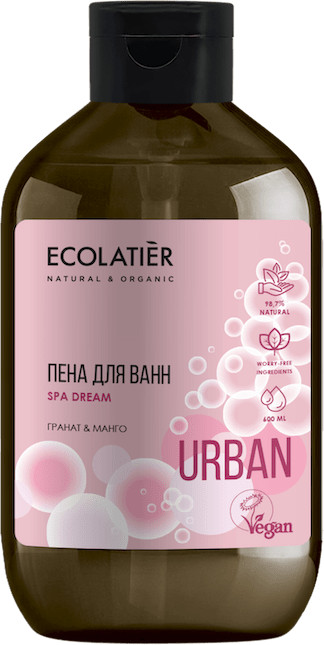 Пена для ванн с гранатом и манго | Ecolatier