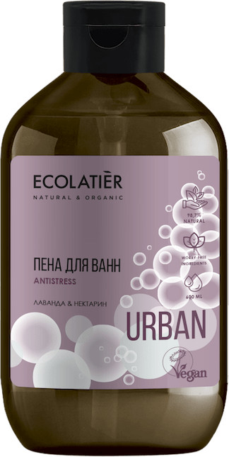 Пена для ванн с лавандой и нектарином | Ecolatier