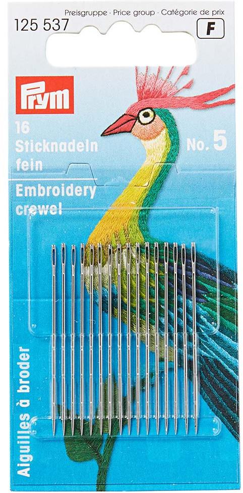 Иглы тонкие №5 | Prym