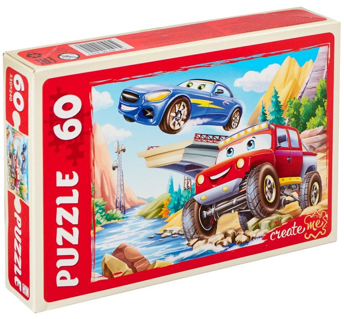 Пазл «Крутые машинки» | Create me | Рыжий кот